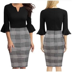 NWT Bell sleeve pencil dress - easy work outfit